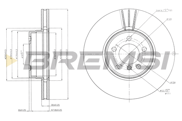 Brake Disc (CD7411V)