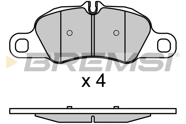 Brake Pad Set, disc brake (BP3725)