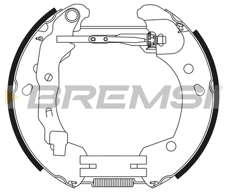 Brake Shoe Set (GK0396)