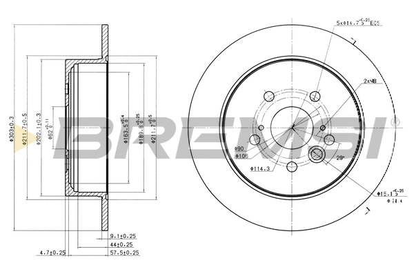 Brake Disc (CD7486S)