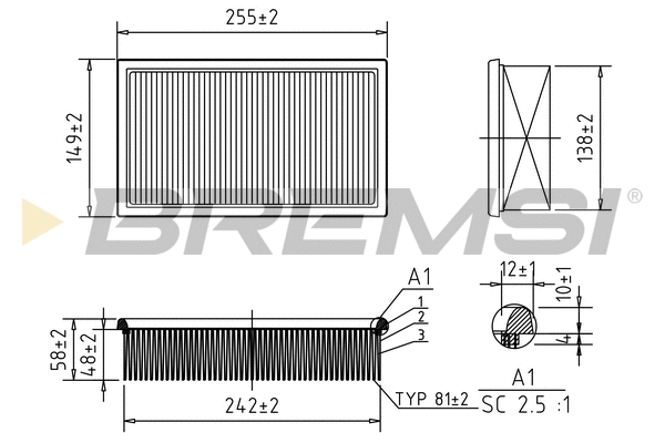 Air Filter (FA1626)