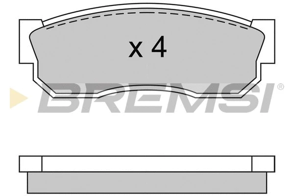 Brake Pad Set, disc brake (BP2246)