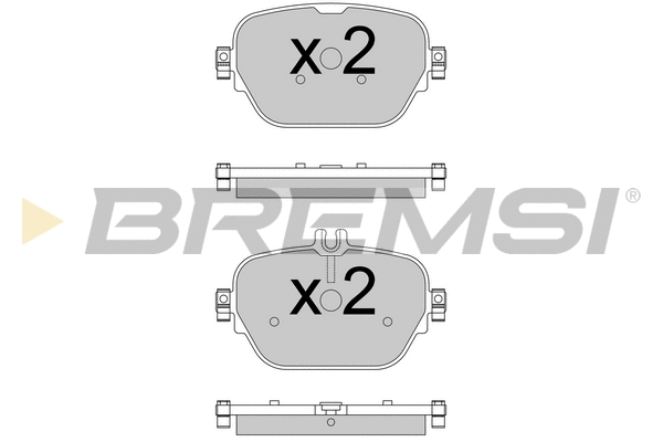 Brake Pad Set, disc brake (BP3770)