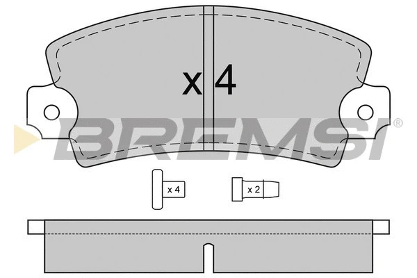 Brake Pad Set, disc brake (BP2220)