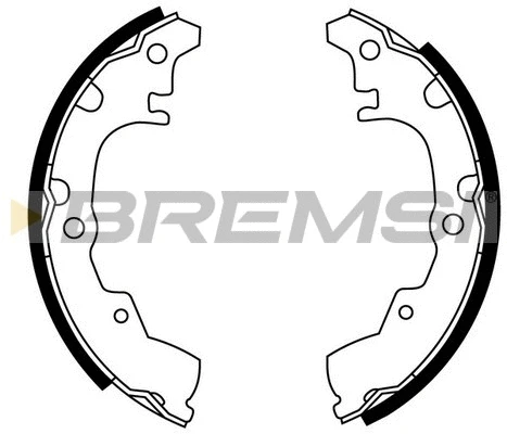 Brake Shoe Set (GF0664)