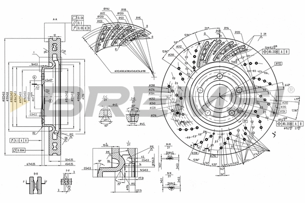 Brake Disc (CD8054V)