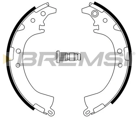 Brake Shoe Set (GF0948)