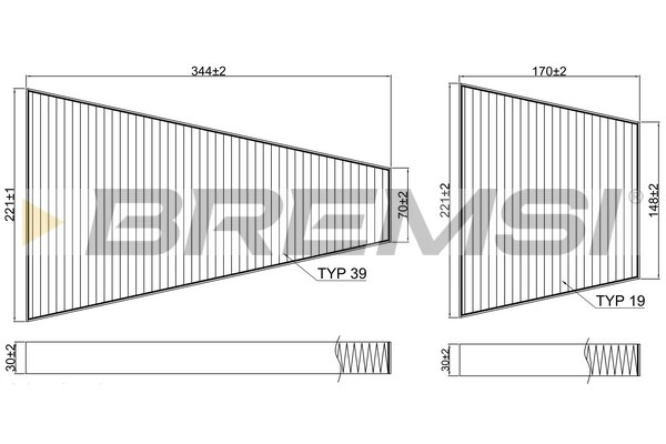 Filter, cabin air (FC2573C)