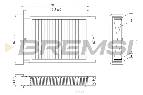Filter, cabin air (FC0077)