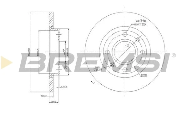 Brake Disc (CD6995S)