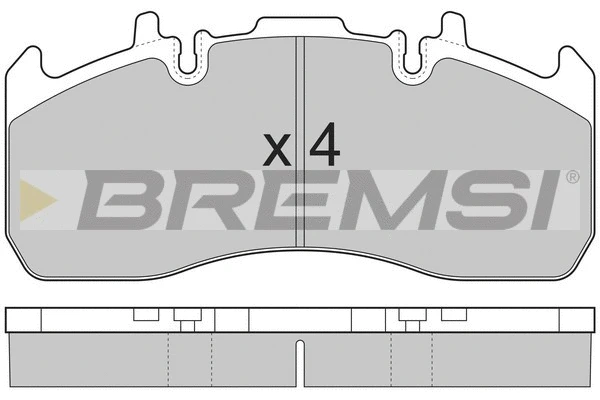 Brake Pad Set, disc brake (BP7324)