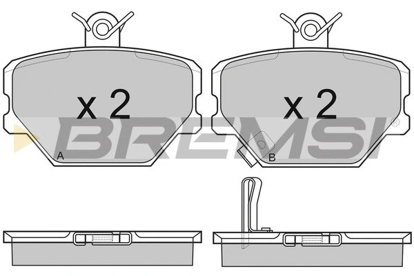 Brake Pad Set, disc brake (BP2881)