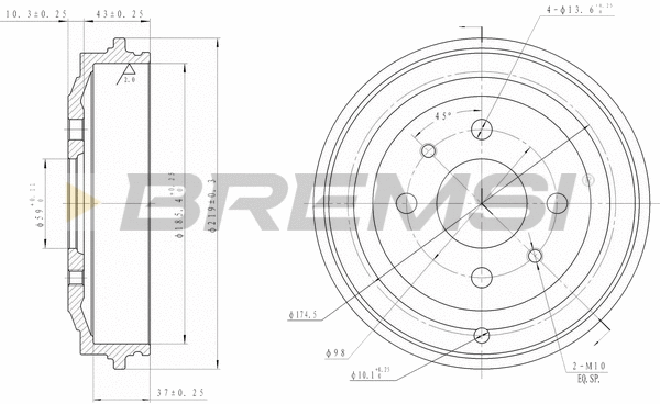 Brake Drum (CR5044)