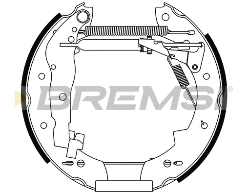 Brake Shoe Set (GK0031)