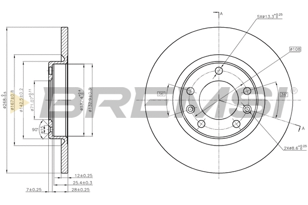 Brake Disc (CD8569S)