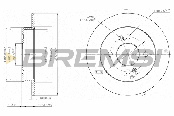 Brake Disc (CD7793S)