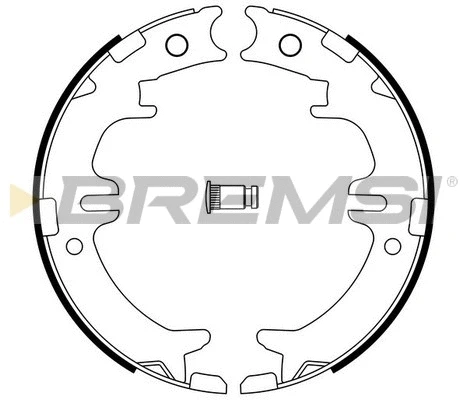 Brake Shoe Set, parking brake (GF0964)