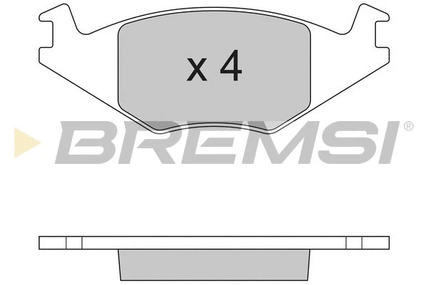 Brake Pad Set, disc brake (BP2262)