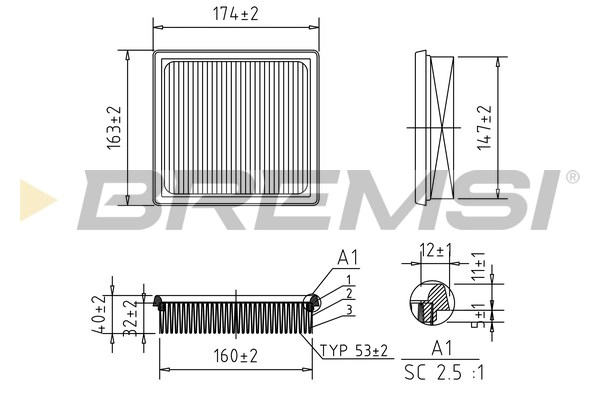 Air Filter (FA2344)