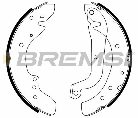 Brake Shoe Set (GF0179)