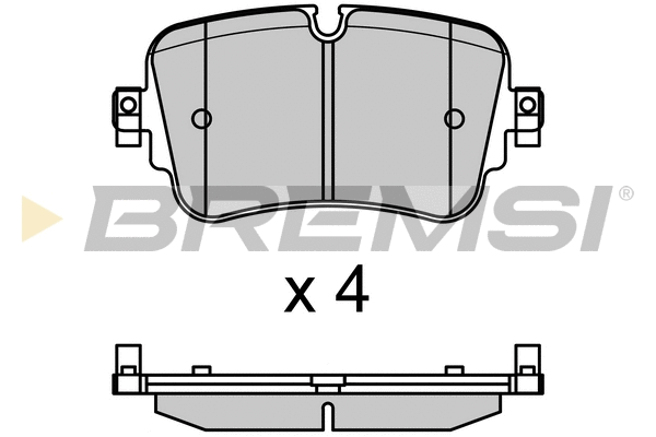 Brake Pad Set, disc brake (BP3686)