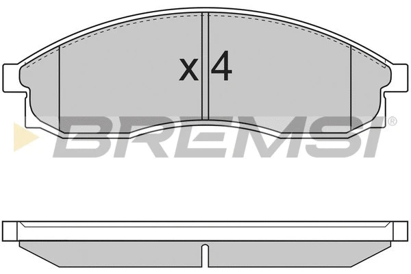 Brake Pad Set, disc brake (BP2726)
