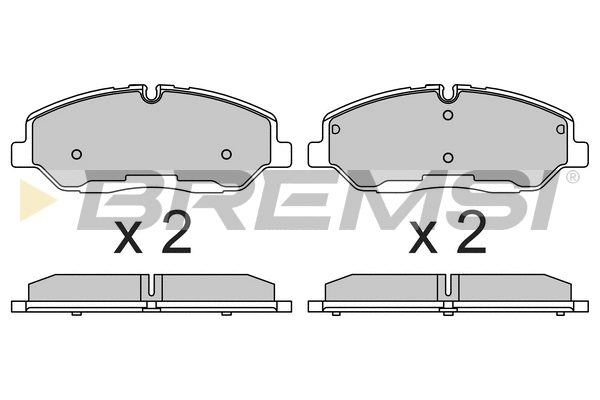 Brake Pad Set, disc brake (BP3744)