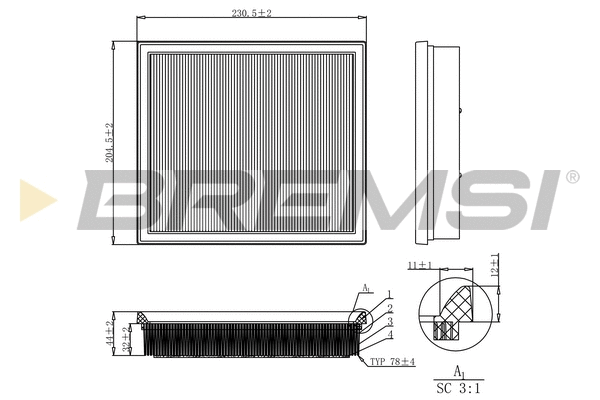 Air Filter (FA1181)