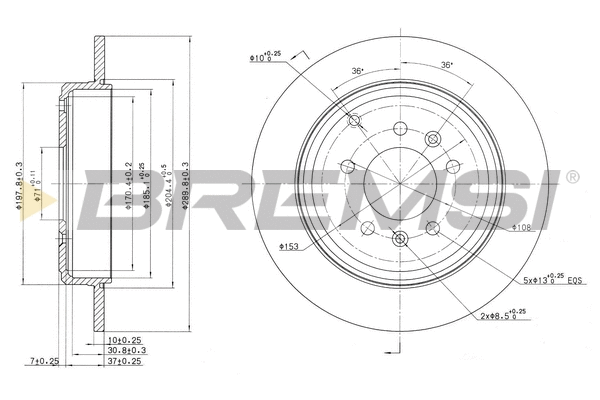 Brake Disc (CD7115S)