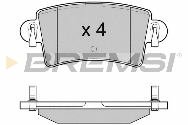 Brake Pad Set, disc brake (BP3074TR)