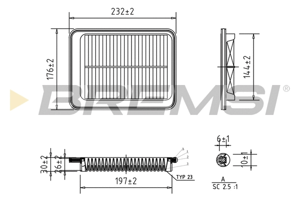 Air Filter (FA1040)