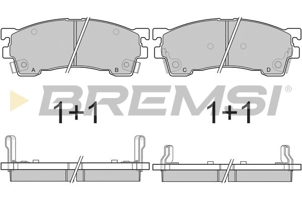 Brake Pad Set, disc brake (BP2622)