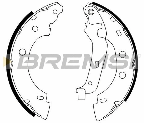 Brake Shoe Set (GF0400)