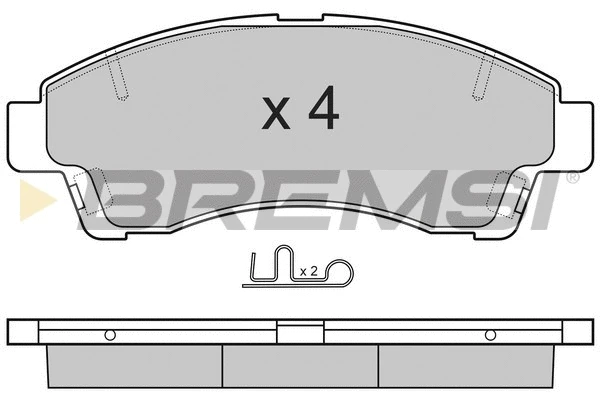 Brake Pad Set, disc brake (BP2903)