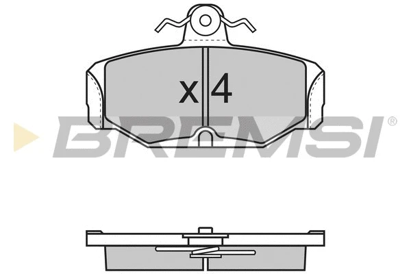 Brake Pad Set, disc brake (BP2500)