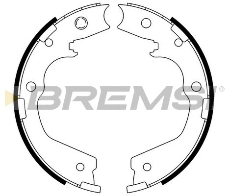 Brake Shoe Set, parking brake (GF0757)