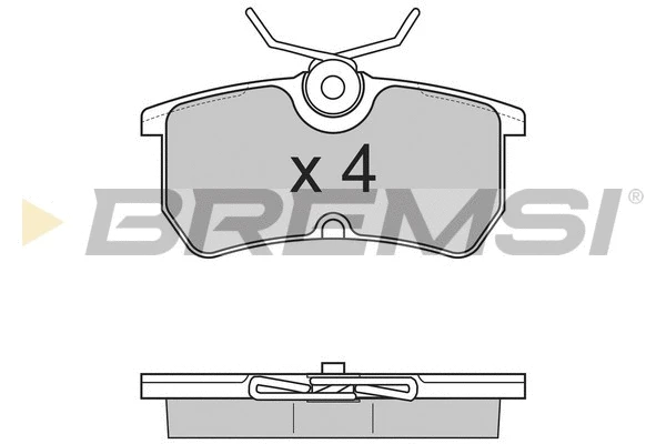 Brake Pad Set, disc brake (BP2844)