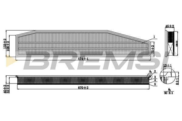 Air Filter (FA1261)