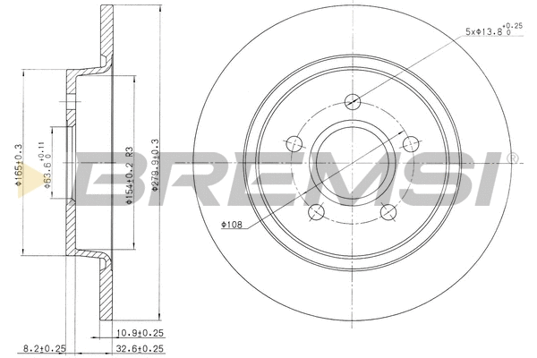 Brake Disc (CD7227S)