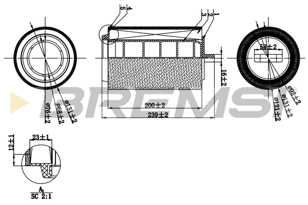 Air Filter (FA0543)