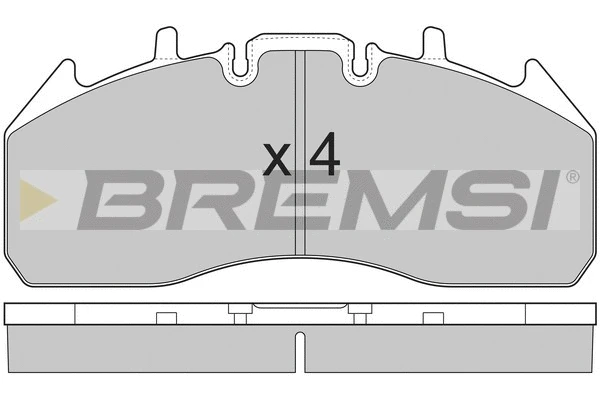 Brake Pad Set, disc brake (BP7326)
