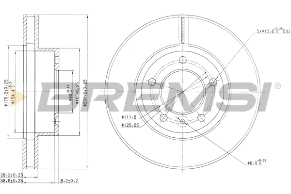 Brake Disc (CD6440V)