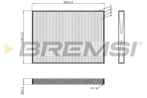 Filter, cabin air (FC0936)