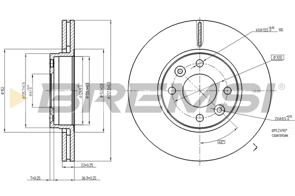 Brake Disc (CD7978V)