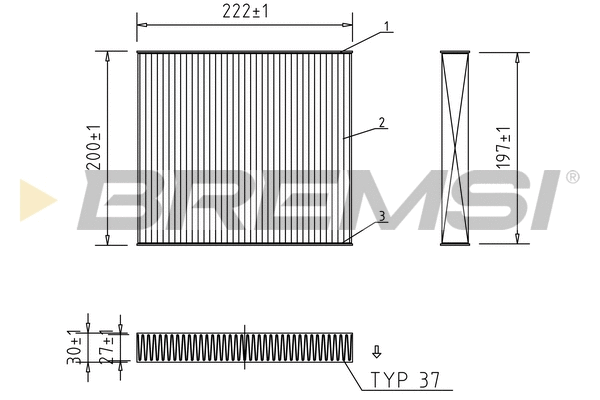 Filter, cabin air (FC1336)