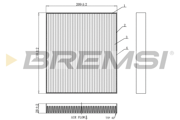 Filter, cabin air (FC0920)