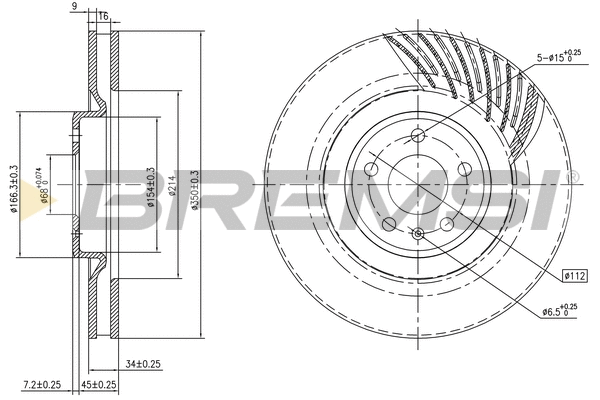 Brake Disc (CD8686VLS)
