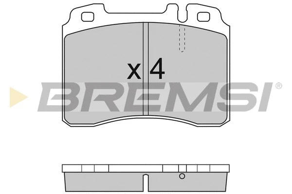 Brake Pad Set, disc brake (BP2709)