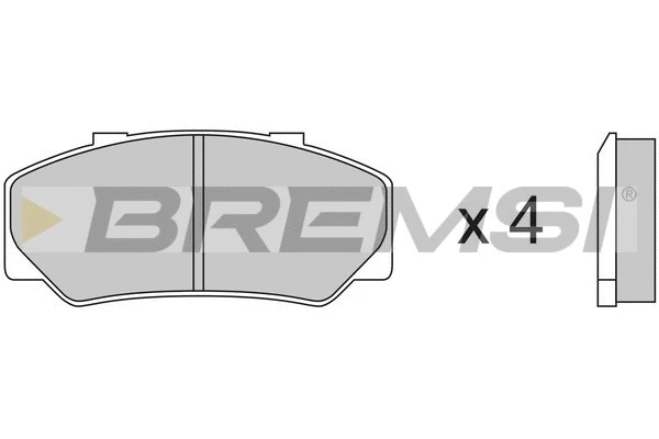 Brake Pad Set, disc brake (BP2267)