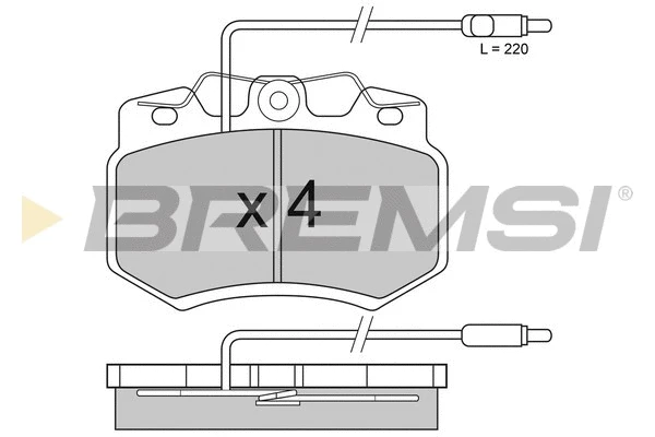 Brake Pad Set, disc brake (BP2276-1)